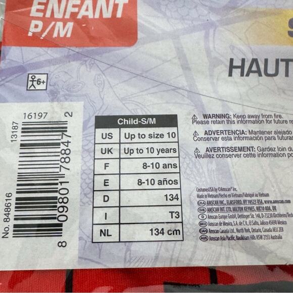 Marvel Child Spider-Girl Long Sleeve Halloween Costume Shirt - Picture 3 of 3